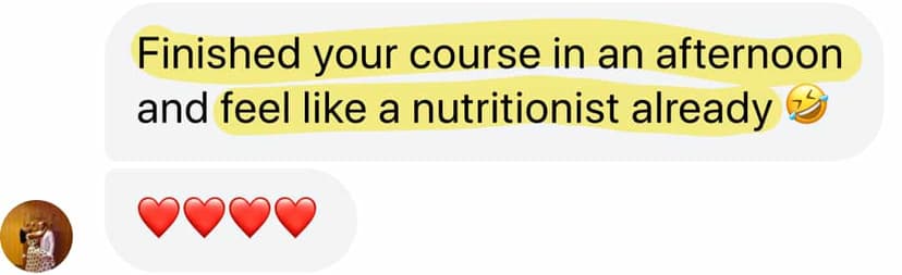 Testimonial message 5