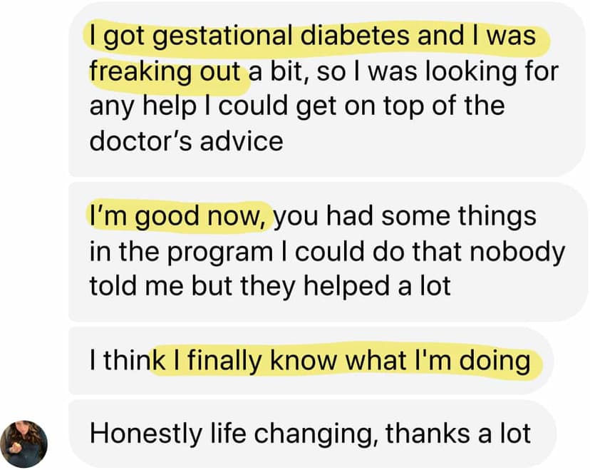 Testimonial message 7