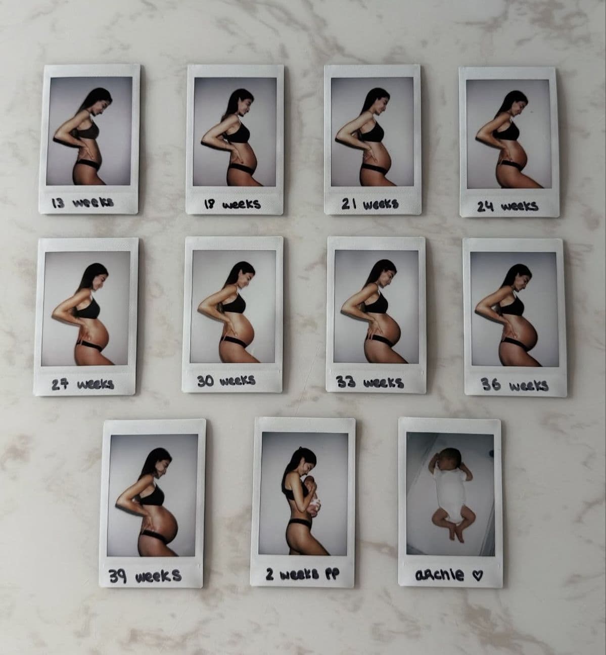 Pregnancy Journey Collage